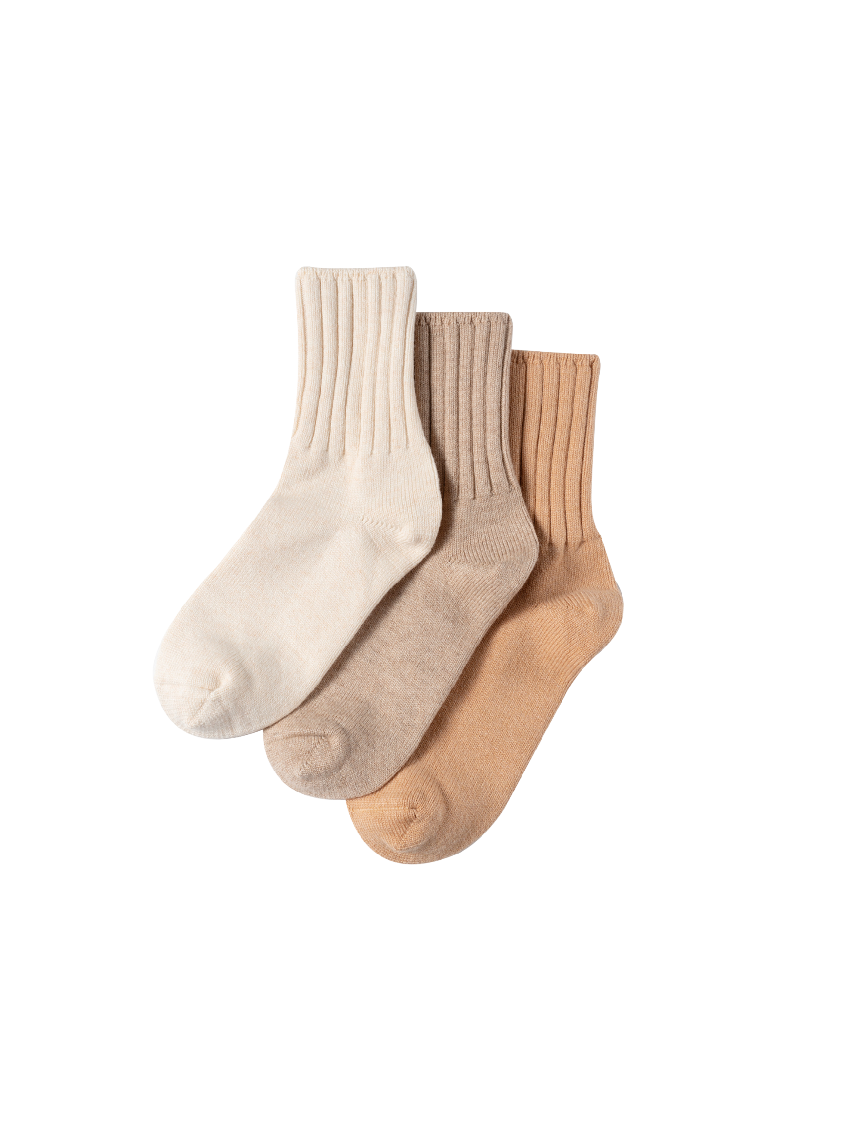 Cashmere Wool Camp Socks 3 Pack