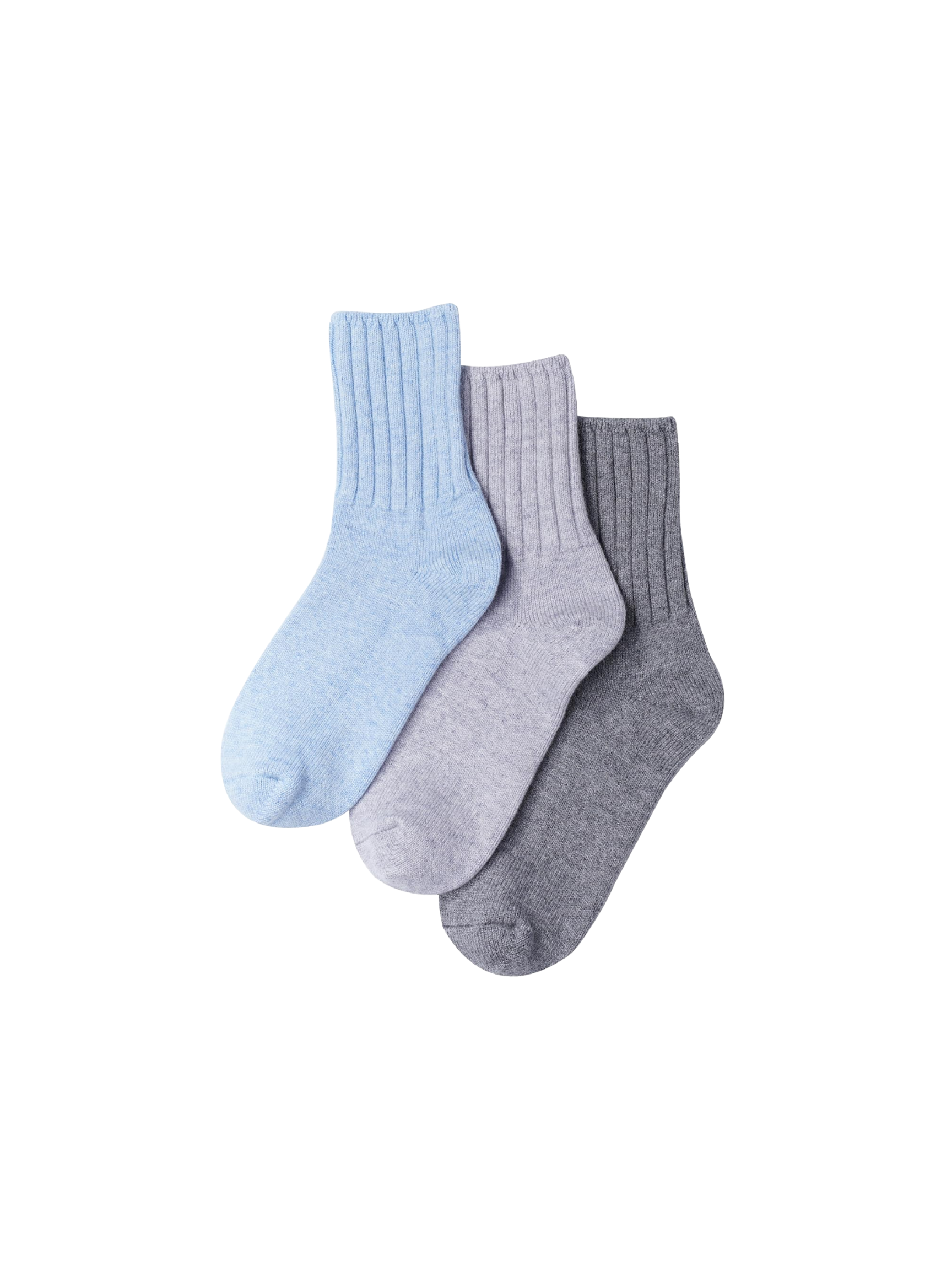Cashmere Wool Camp Socks 3 Pack