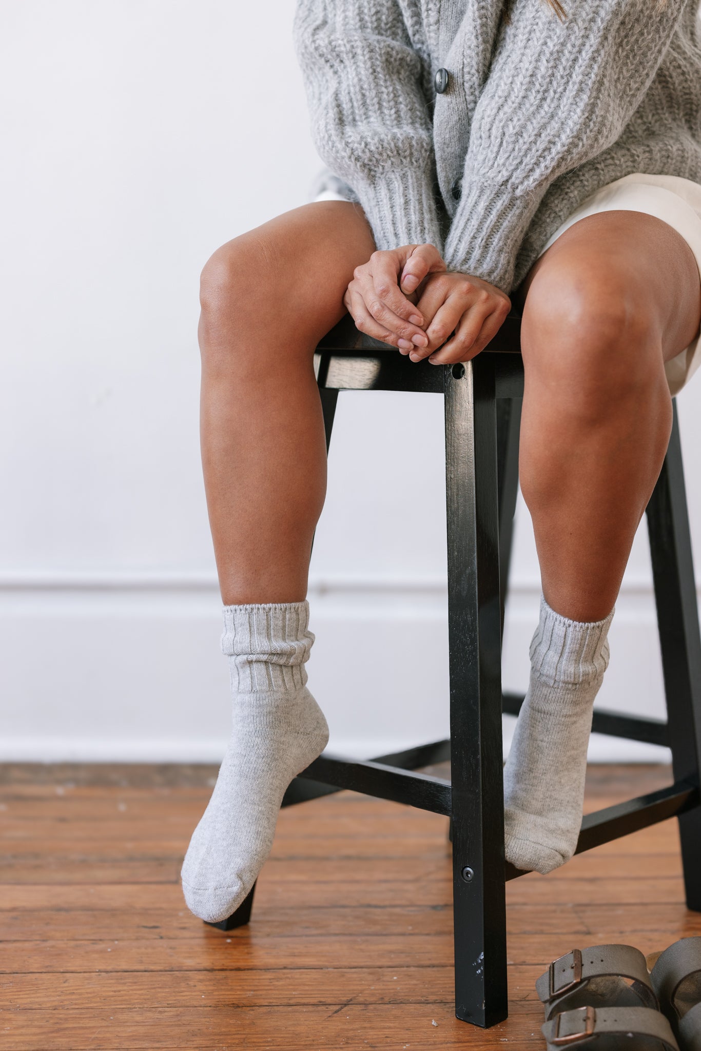Cashmere Wool Camp Socks 3 Pack