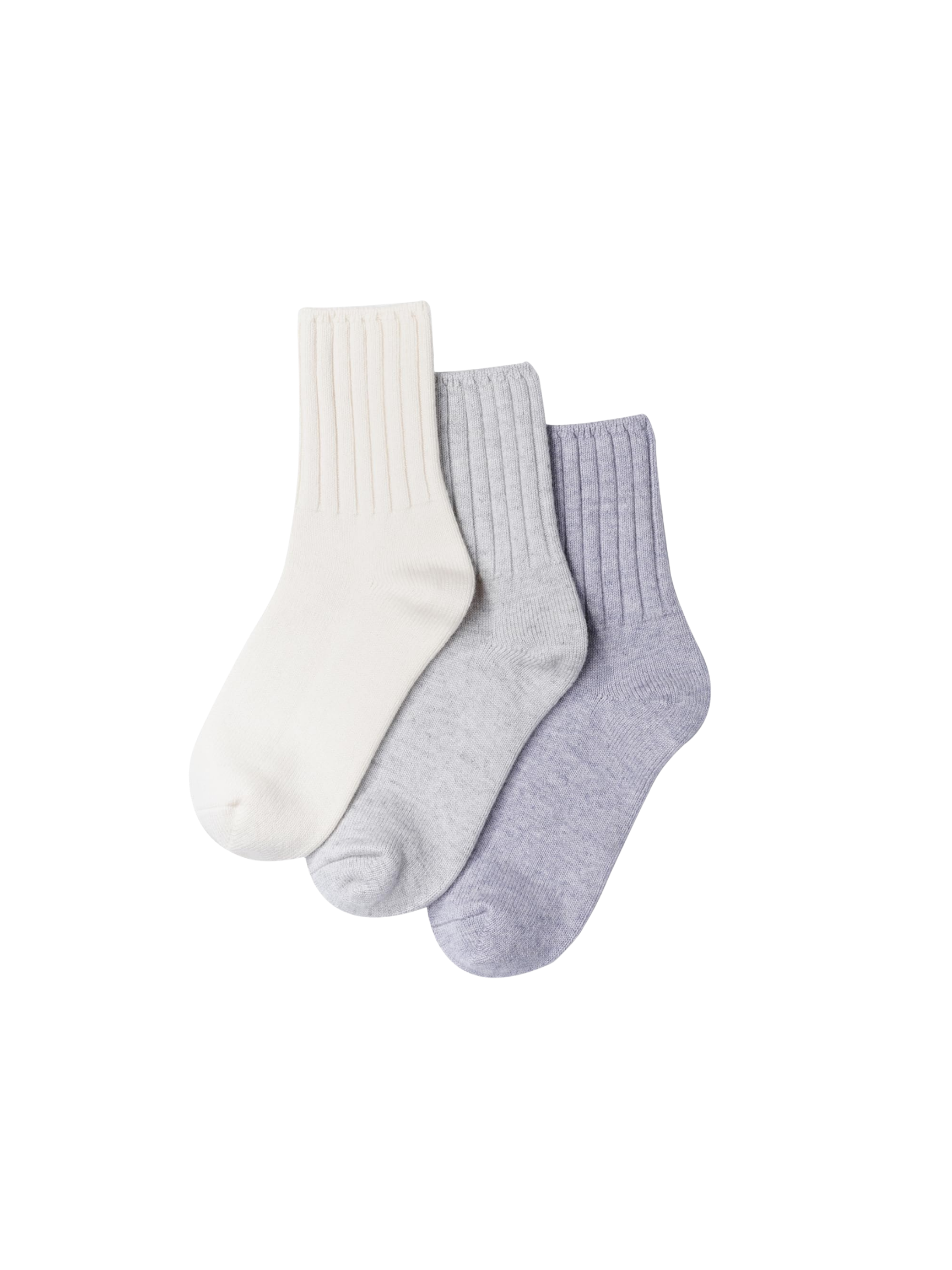 Cashmere Wool Camp Socks 3 Pack
